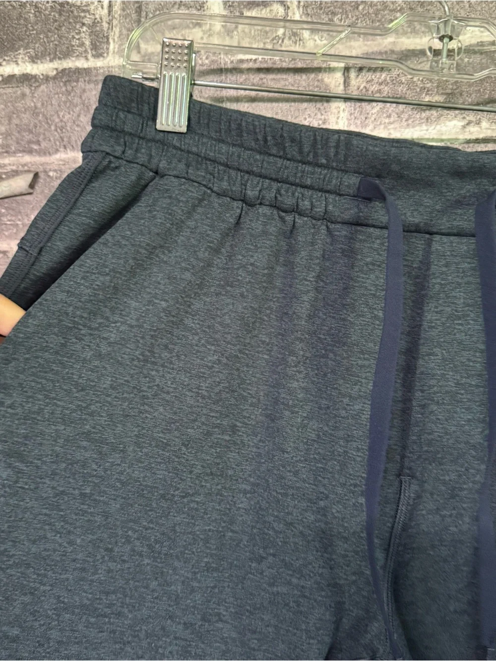 Lululemon soft jersey tapered pant Heathered blue - Picture 3 of 10